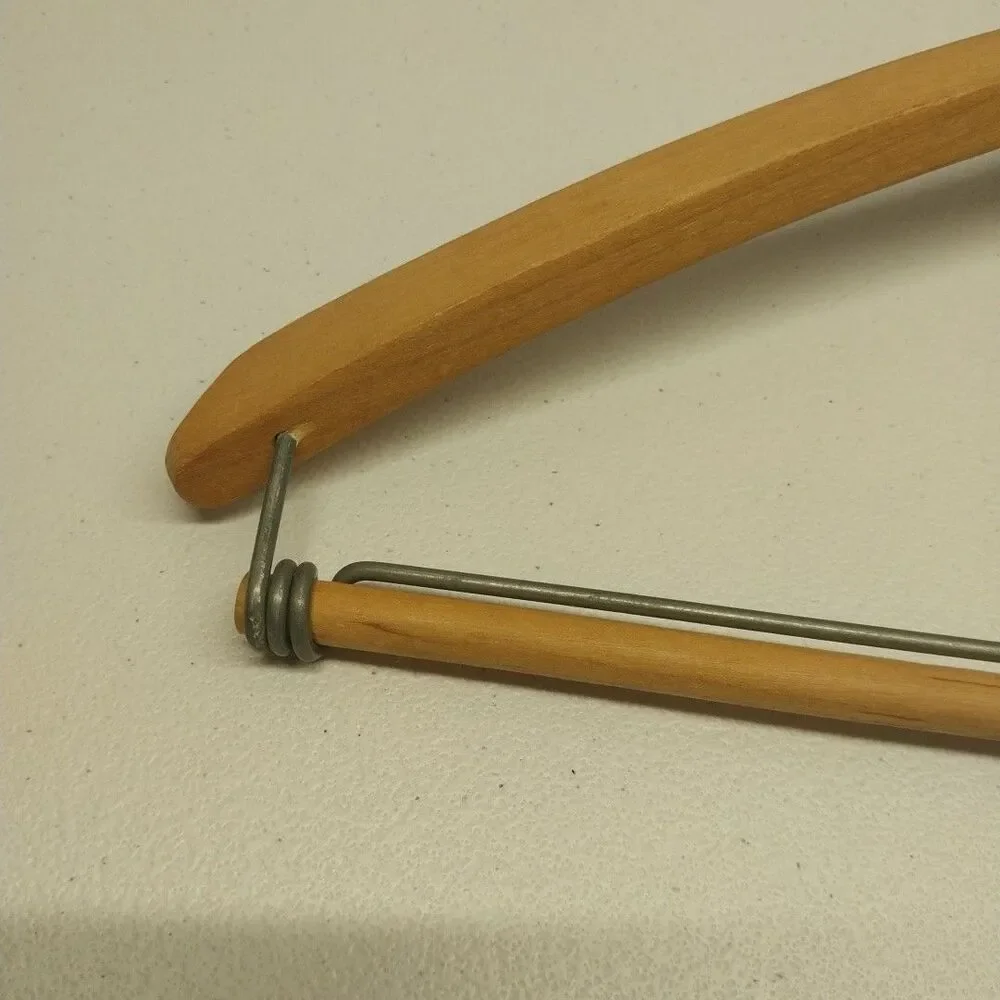 Vintage Global Fashions Wood Clothes Hanger Store Display Advertising 17 Inch